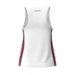 Maiou pentru fete Head  CLUB 25 Tank Top Girls Red/White