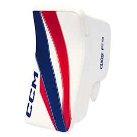 Mănușă de respins CCM Axis F9 White/Red/Blue Intermediate