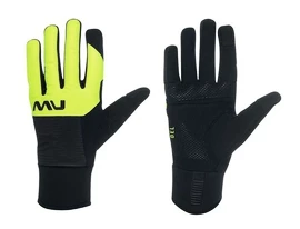 Mănuși de ciclism pentru bărbați NorthWave Fast Gel Glove Black/Yellow Fluo