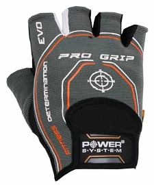 Mănuși de fitness Power System Fitness Rukavice Pro Grip Evo Šedé