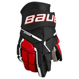 Mănuși de hochei Bauer M5PRO Black/Red Intermediate