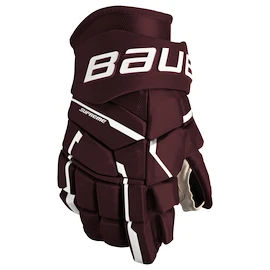 Mănuși de hochei Bauer M5PRO Maroon Senior