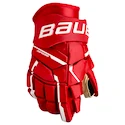 Mănuși de hochei Bauer  M5PRO Red Intermediate