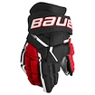 Mănuși de hochei Bauer  MACH Black/Red Intermediate