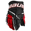 Mănuși de hochei Bauer  MACH Black/Red Junior