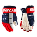 Mănuși de hochei Bauer Pro Series Navy/Red/White Intermediate 13 inci