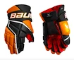 Mănuși de hochei Bauer Vapor 3X Black/Orange Intermediate