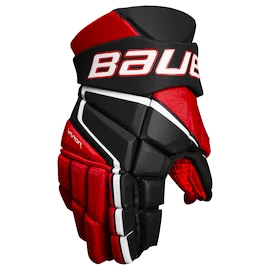 Mănuși de hochei Bauer Vapor 3X Black/Red Intermediate