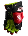 Mănuși de hochei Bauer Vapor 3X Black/Red Junior