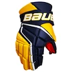 Mănuși de hochei Bauer Vapor 3X Navy/Gold Intermediate