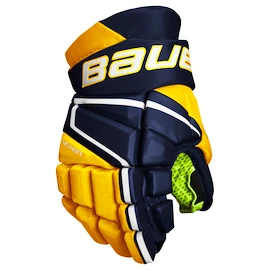 Mănuși de hochei Bauer Vapor 3X Navy/Gold Junior