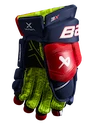 Mănuși de hochei Bauer Vapor 3X Navy/Red/White Junior