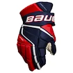 Mănuși de hochei Bauer Vapor 3X PRO Navy/Red/White Intermediate 12 inci