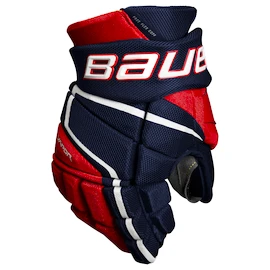 Mănuși de hochei Bauer Vapor 3X PRO Navy/Red/White Junior