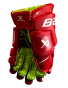 Mănuși de hochei Bauer Vapor 3X Red Junior