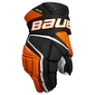 Mănuși de hochei Bauer Vapor Hyperlite Black/Orange Intermediate