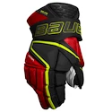 Mănuși de hochei Bauer Vapor Hyperlite Black/Red/Green Intermediate