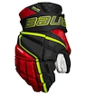 Mănuși de hochei Bauer Vapor Hyperlite Black/Red/Green Senior