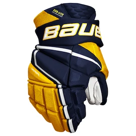 Mănuși de hochei Bauer Vapor Hyperlite Navy/Gold Junior