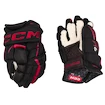 Mănuși de hochei CCM  FT6 Black/Red Junior