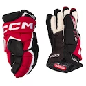 Mănuși de hochei CCM  FT6 Black/Red/White Senior