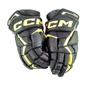 Mănuși de hochei CCM  FT6 Black/Sunflower Junior