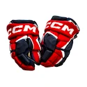 Mănuși de hochei CCM  FT6 Navy/Red/White Junior 10 inci