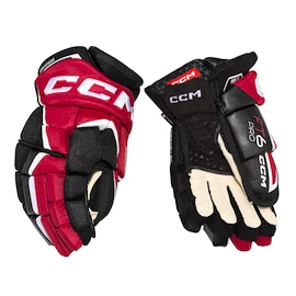 Mănuși de hochei CCM FT6 Pro Black/Red/White Senior