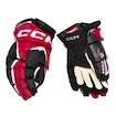 Mănuși de hochei CCM  FT6 Pro Black/Red/White Senior 14 inci