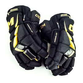 Mănuși de hochei CCM FT6 Pro Black/Sunflower Junior