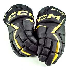 Mănuși de hochei CCM FT6 Pro Black/Sunflower Senior