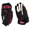 Mănuși de hochei CCM  FT680 Black/Red Senior