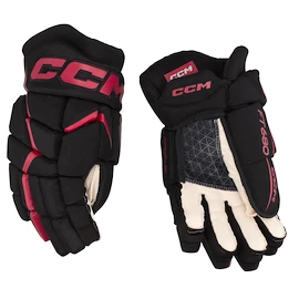 Mănuși de hochei CCM FT680 Black/Red Senior