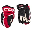 Mănuși de hochei CCM  FT680 Black/Red/White Junior