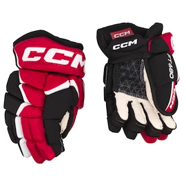 Mănuși de hochei CCM FT680 Black/Red/White Junior