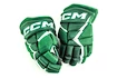 Mănuși de hochei CCM  FT680 Dark Green/White Junior 11 inci