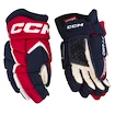 Mănuși de hochei CCM  FT680 Navy/Red/White Senior 15 inci