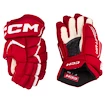 Mănuși de hochei CCM  FT680 Red/White Junior