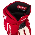 Mănuși de hochei CCM  FT680 Red/White Junior