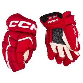 Mănuși de hochei CCM FT680 Red/White Junior