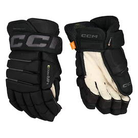 Mănuși de hochei CCM Tacks 4 ROLL PRO 3 Black/Grey Senior