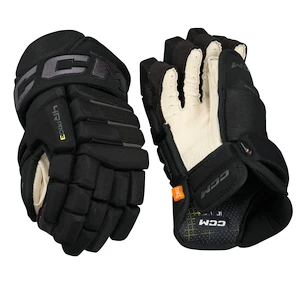 Mănuși de hochei CCM Tacks 4 ROLL PRO 3 Black/Grey Senior