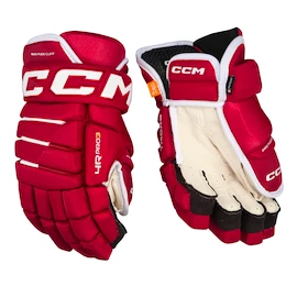 Mănuși de hochei CCM Tacks 4 ROLL PRO 3 Red Senior