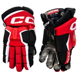 Mănuși de hochei CCM Tacks AS-V PRO Black/Red/White Senior