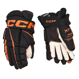 Mănuși de hochei CCM Tacks XF 80 Black/Orange Senior