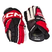 Mănuși de hochei CCM Tacks XF 80 Black/Red/White Junior