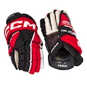 Mănuși de hochei CCM Tacks XF 80 Black/Red/White Junior