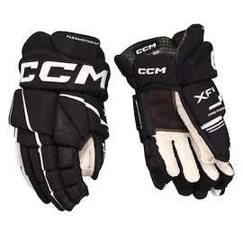 Mănuși de hochei CCM Tacks XF 80 Black/White Junior