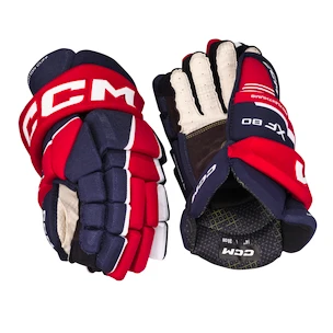 Mănuși de hochei CCM Tacks XF 80 Navy/Red/White Junior