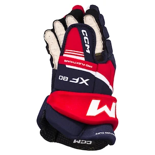 Mănuși de hochei CCM Tacks XF 80 Navy/Red/White Junior